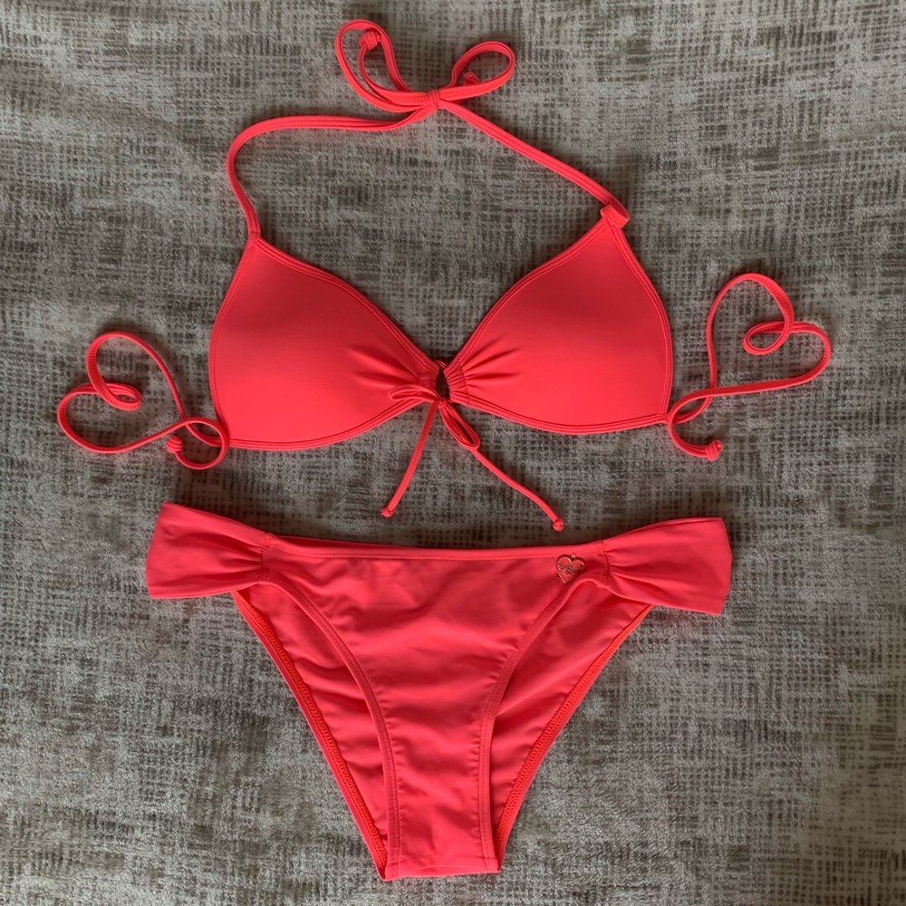 Bikini Village Hot Pink “Body Glove” Bikini Set